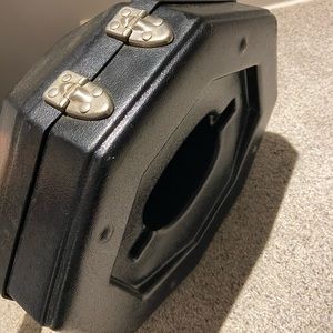 Hard shell Horse Helmet hunt cap carrier black